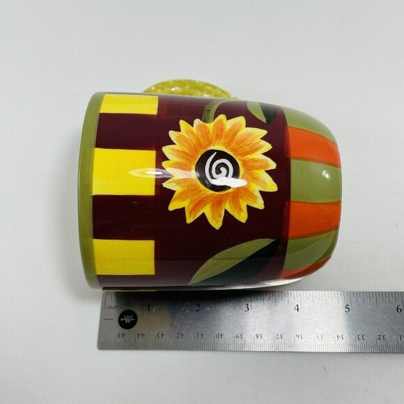 Dotti Potts Sandra Silberman Sunflower Mug Flower Bee 3D Garden Spring Summer - Picture 9 of 10